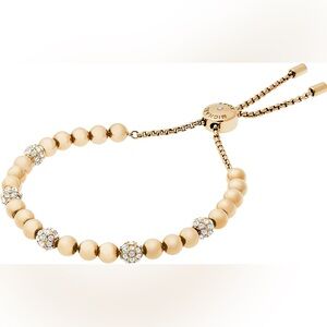 Michael Kors Gold Beaded Bracelet